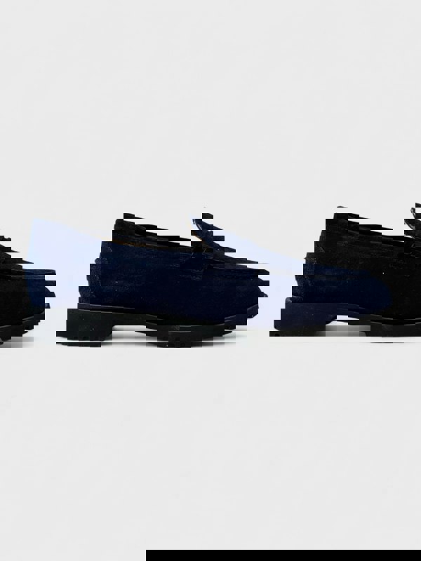 Aimé Leon Dore Suede Country Loafers Navy