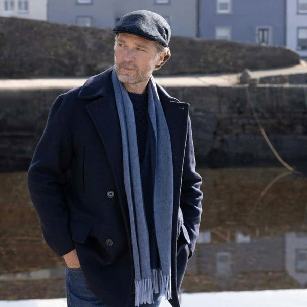 Carlyle Heath & Co. Carlyle Heath Wool Box Check Flat Cap