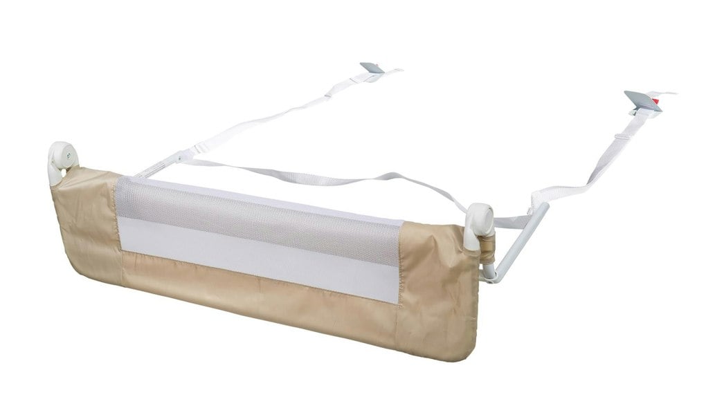 Safetots Narrow Bed Rail, Natural 90cm Wide x 40cm Tall, Toddler Bed Guard For Safety