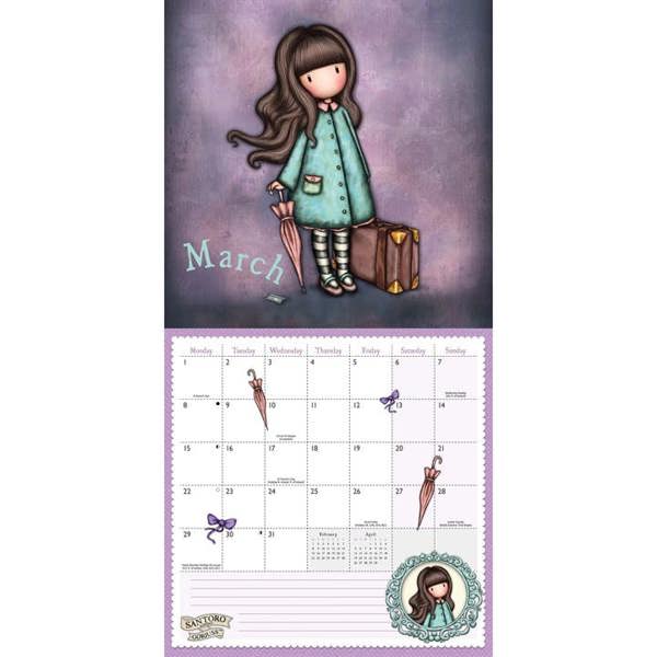 Gorjuss Calendar 2027, Wall Calendars, Month To View, Family, Gift