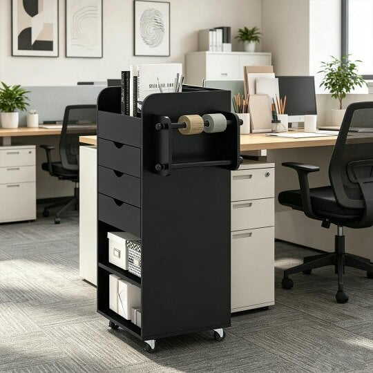 Havendro Storage Cart Rack Trolley on Wheels Roll Cart Kitchen Storage Shelf Organiser