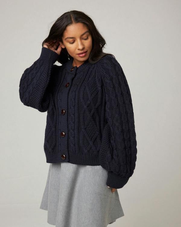 Peregrine  Beckett Cable Knit Cardigan