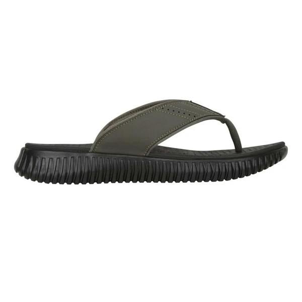 Mountain Warehouse Mens Rest Comfort Flip Flops - Khaki Green - 