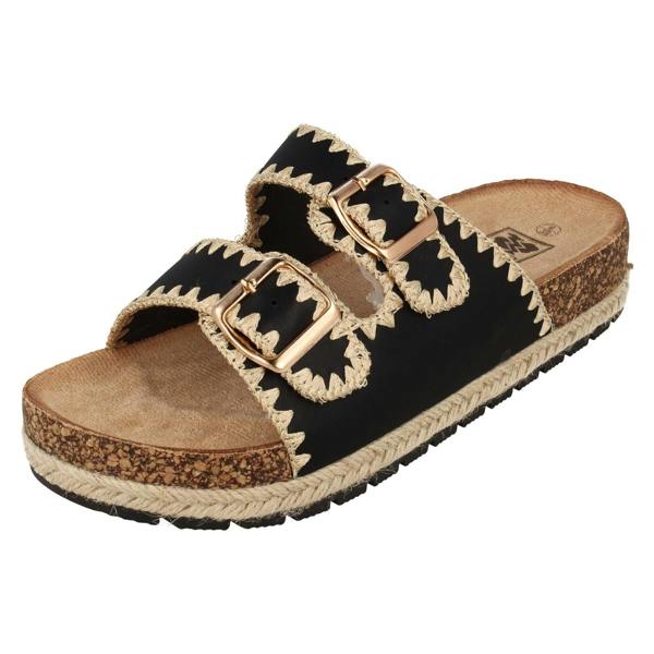 Down to Earth Ladies Down To Earth Summer Mule Sandals/Sliders F12106