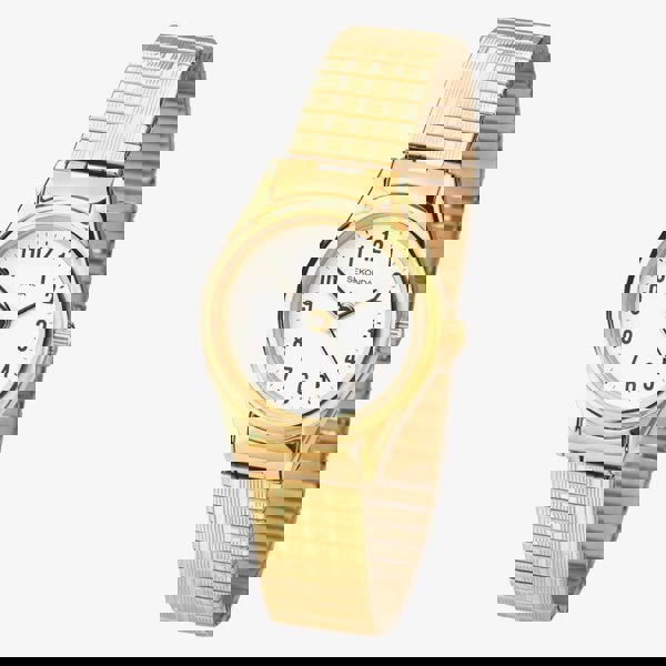 Sekonda Easy Reader Gold Plated Expandable Watch 4602