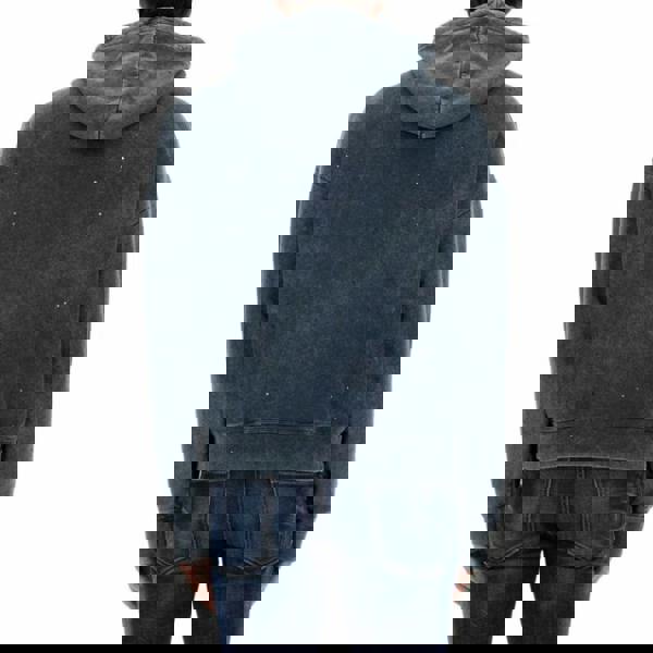 Dsquared2 Distressed Cypro Hoodie Navy Blue S