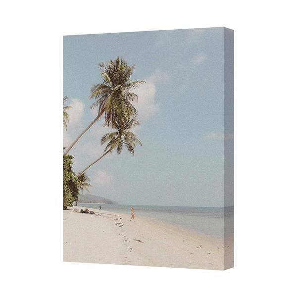 Benjamin Tate Design Tropical Palm Trees Beach Seaside Canvas Print Wall Art