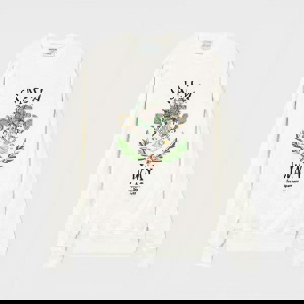 Casablanca Embroidered Sweatshirt Casa Way Off-White