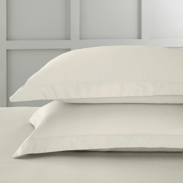 Bianca 400 Thread Count Cotton Sateen Oxford Pillowcase Pair