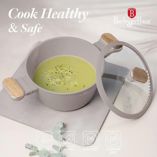Berlinger Haus Casserole 20 cm  Berlinger Haus BH8338 | Taupe Nordic