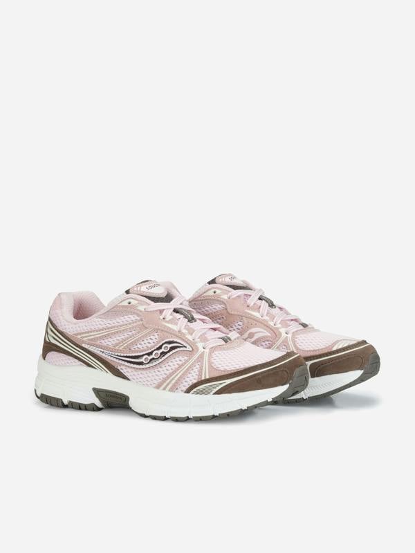 Saucony Girls Grid Legacy Trainers in Pink