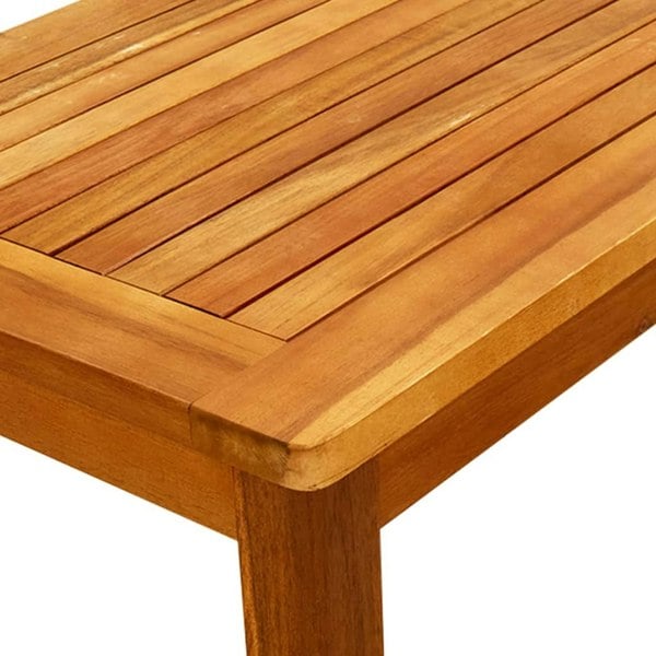 Berkfield Garden Coffee Table 70x40x36 cm Solid Acacia Wood