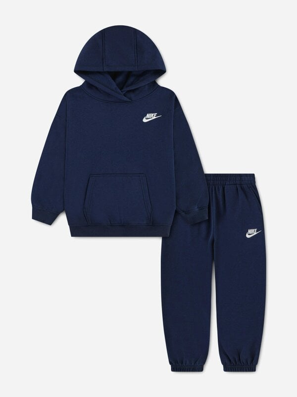 Nike Kids Club Fleece Oversized Tracksuit in Navy