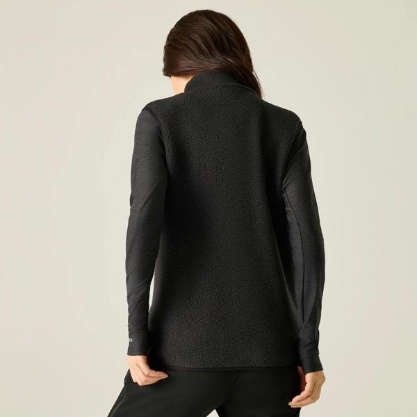 Dare 2B Womens Excursion Fleece Body Warmer - Black - Black - 100% Recycled Polyester