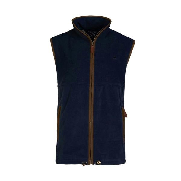 Raging Bull Mens Fleece Gilet - Navy