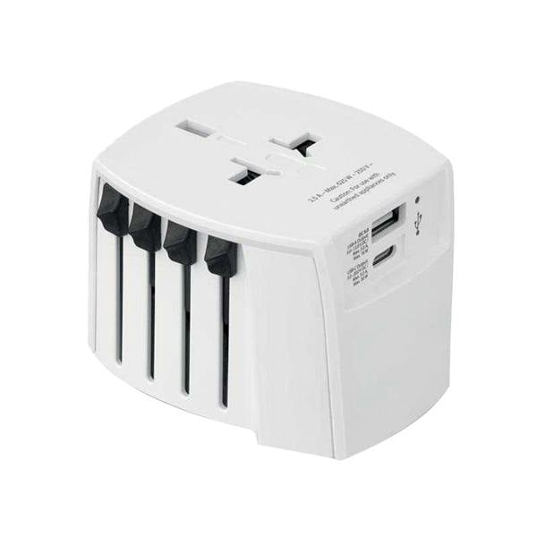 MidOcean Skross Pro Universal Travel Adapter - White - 