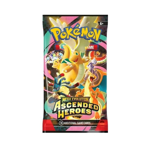 Pokemon Mega Evolution Ascended Heroes Elite Booster Pack - 1 Pack