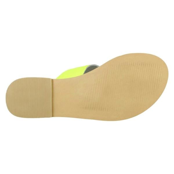 Leather Collection Ladies Leather Collection Toe Loop Sandals F00275