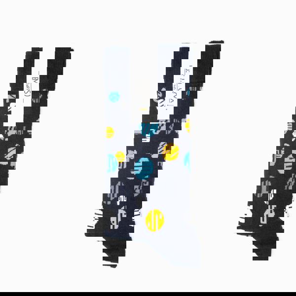 Jemsox Line Spot Design Mens Socks – Organic Cotton Crew