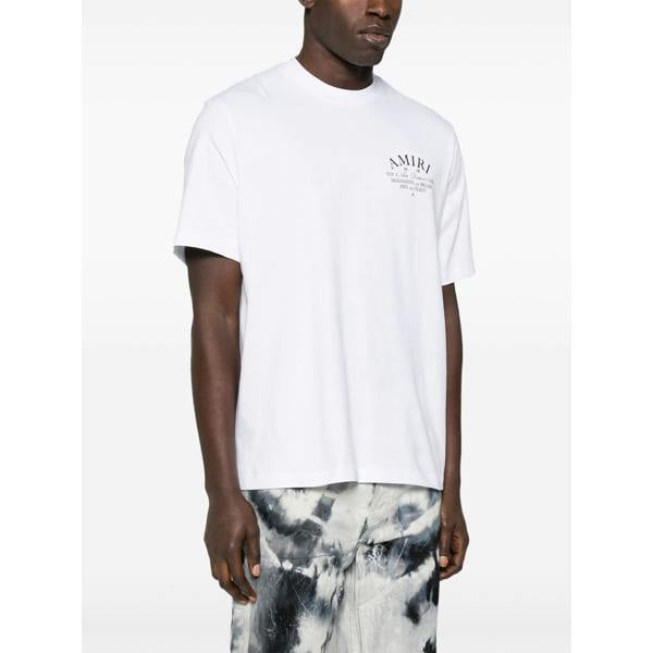 Amiri Art District Printed T-Shirt   in  White