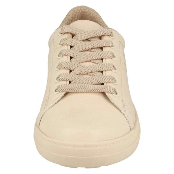 Spot On Ladies Spot On Flat Lace Up Slimline Pumps
