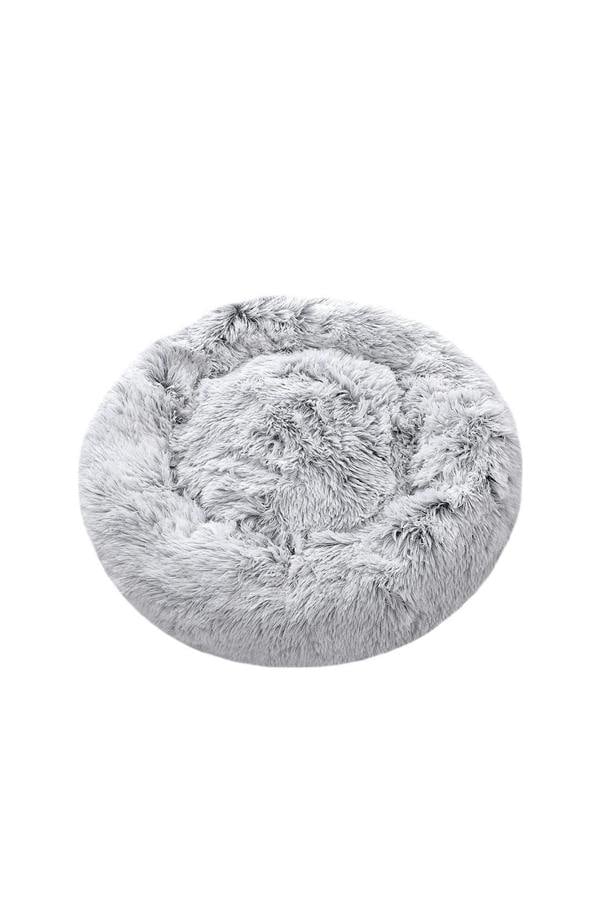 Living and Home 70x70cm Cozy Soft Plush Donut Pet Bed
