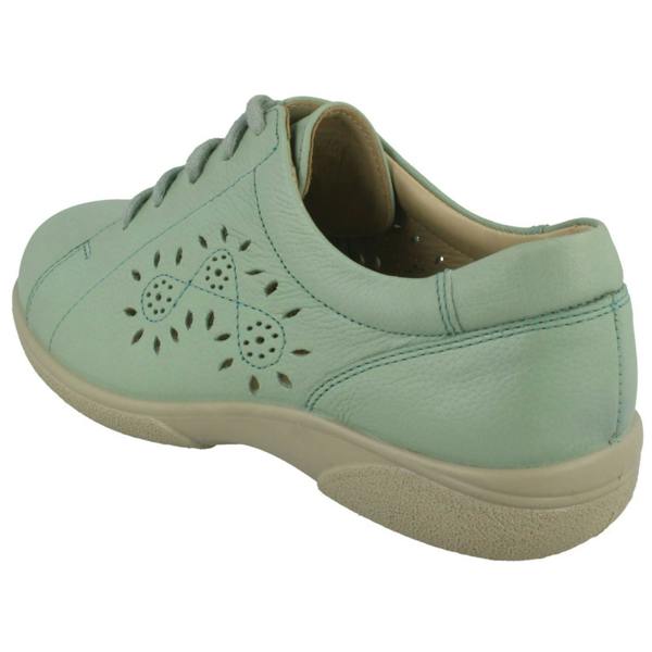 DB Shoes Ladies Easy B Lace Up Trainers With Flower Detailing Carmen