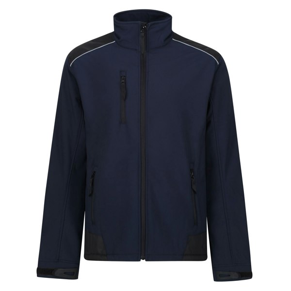 Regatta Men's Sandstorm Workwear Softshell Jacket - Navy/Black