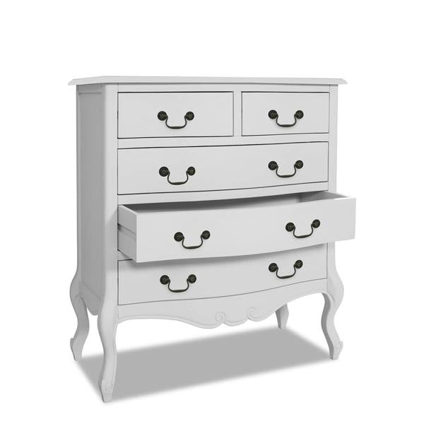 Statement Furniture Juliette Chest of Drawers 2 Over 3 French Style Chest