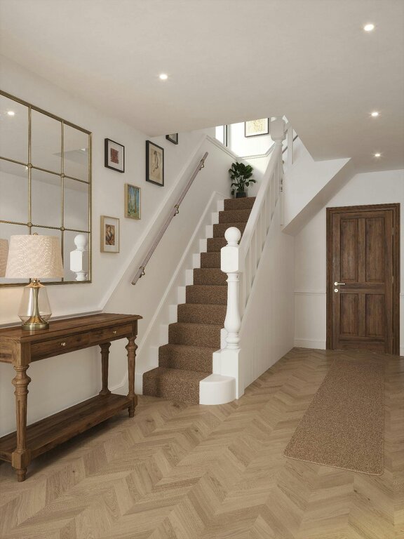 Handrails Direct Wappenbury Grey Straight Flight Handrail