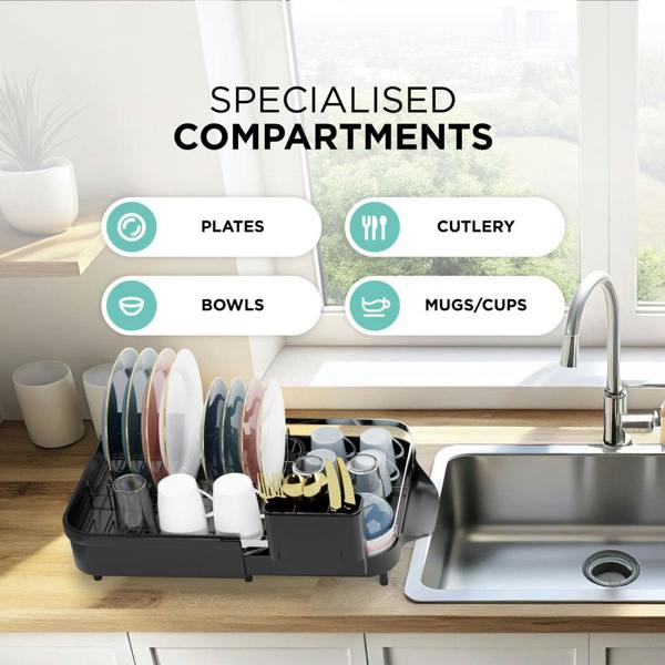 DMD Collective Expandable Dish Drainer Rack