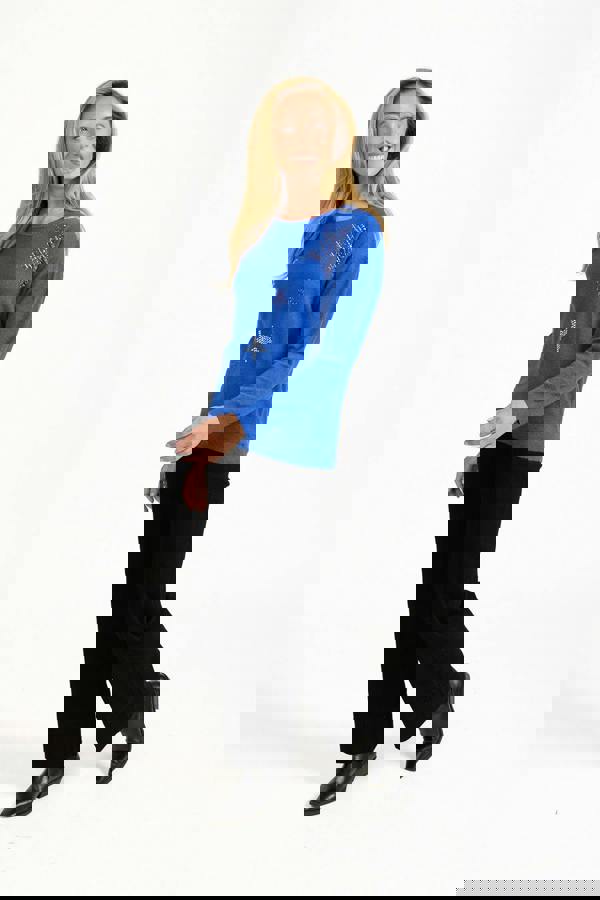 Star Diamanté Embellished Jumper