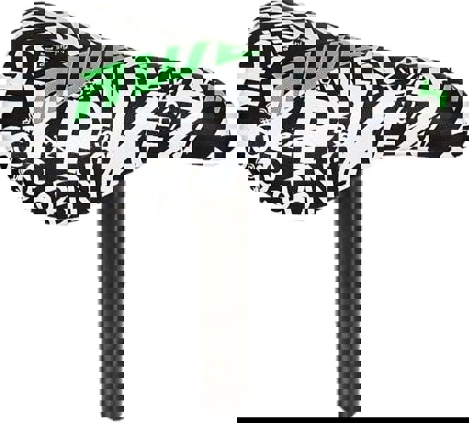 Awe BMX Freestyle Saddle Black/White Length: 210mm, Width: 122mm