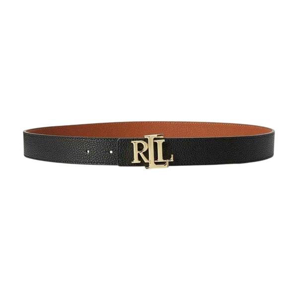 Ralph Lauren Womens/Ladies Lauren Leather Belt - Black/Tan - 