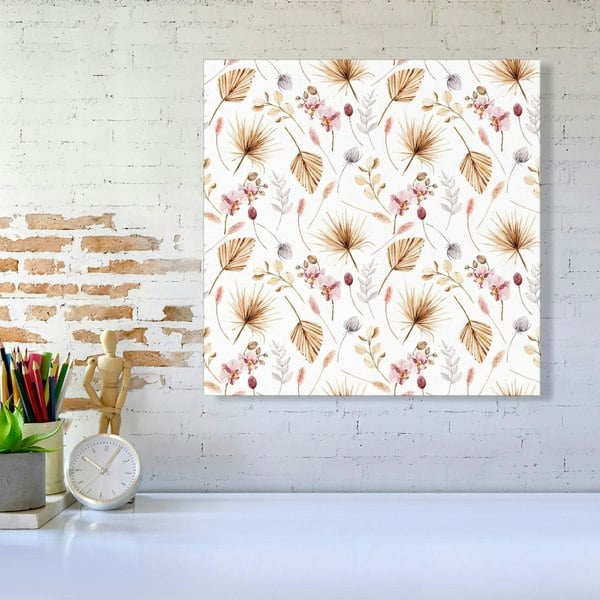 Warren Reed Watercolour Orchids Canvas