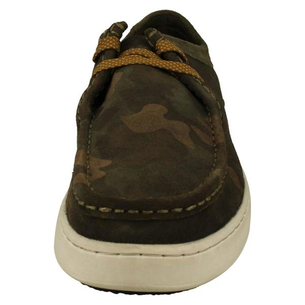 Clarks Mens Clarks Moccasin Detailed Lace Up Shoes Court Lite Wally