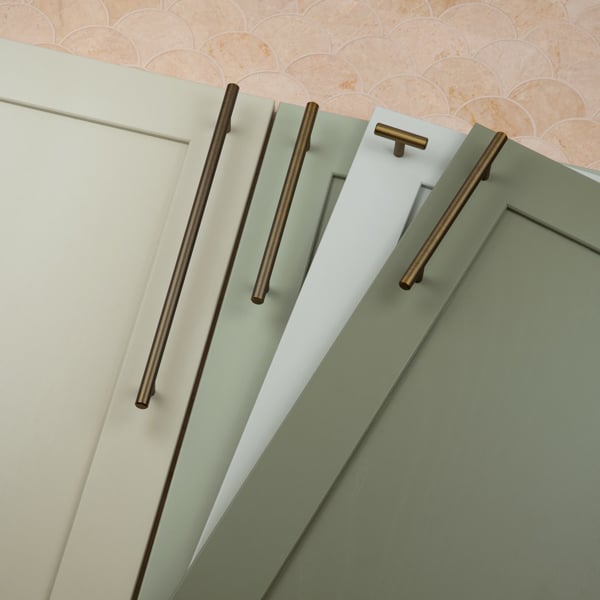 Handle & Home Antique Brass Bar Handles