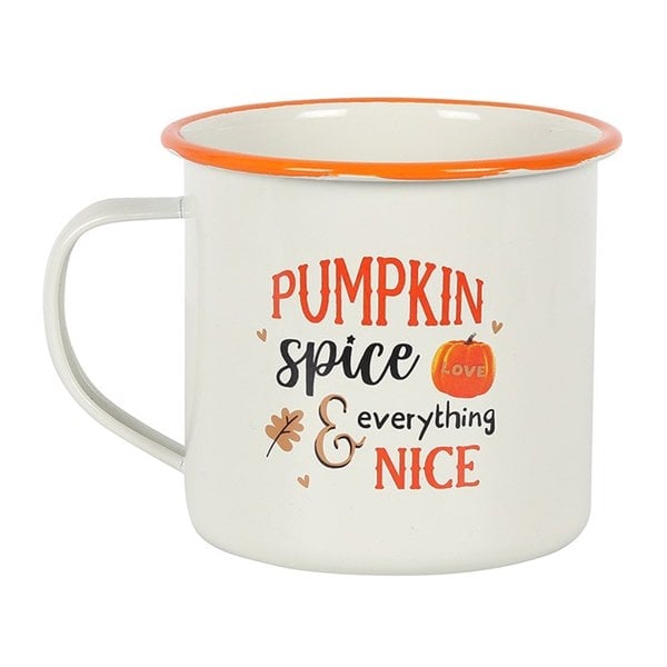 Serano Pumpkin Spice Enamel Mug