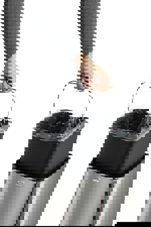 Durable Motion Sensor Bin | Smart Automatic Steel Kitchen Waste Bin | 21L Silver