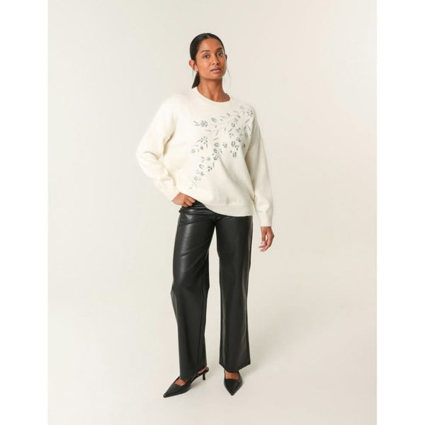 Blue Vanilla Sparkling Sequins Jumper