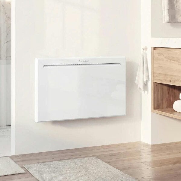 Bobobiy Smart Panel Heater Wall Mounted/Freestanding, Electric Heater with Weekly Timer, Open Window & Anti-Frost, 1500W, White