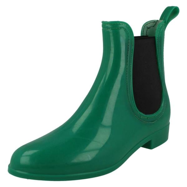 Spot On Ladies Spot On Flat Ankle Wellington Boots X1211