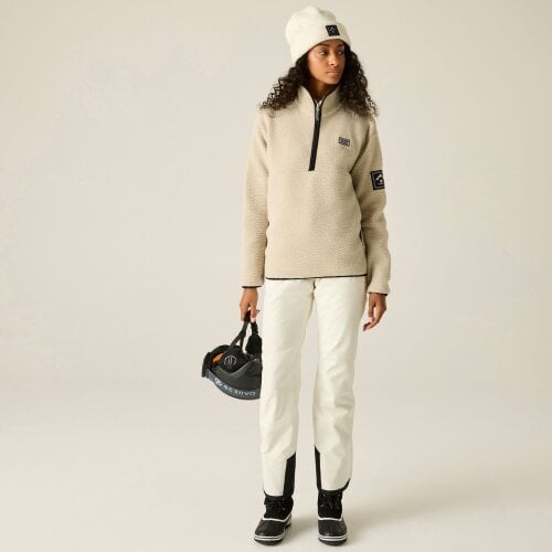 Dare 2B Womens Slide Out Fleece Top - White Pepper