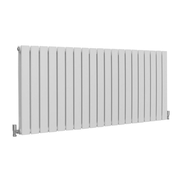 Designer Flat Panel Radiator - Gloss White (600mm x 1400mm)