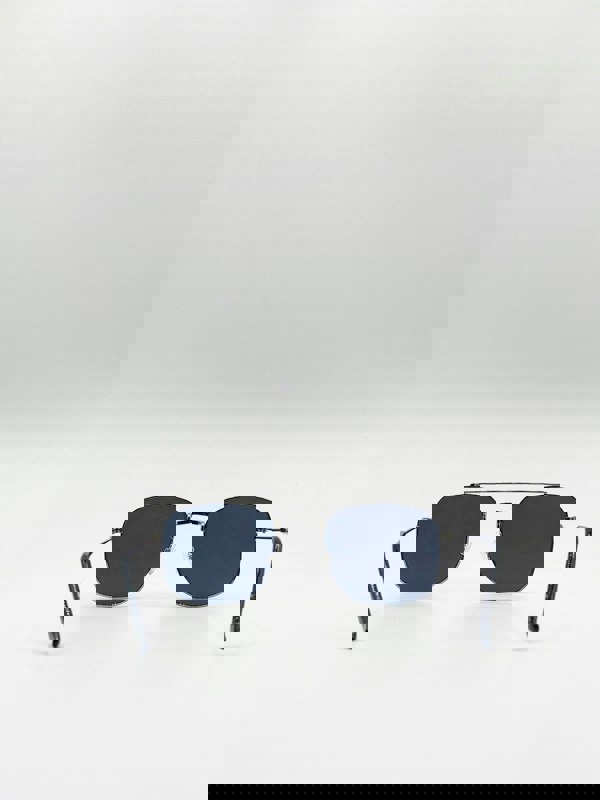 SVNX Aviator Style Double Bridge Sunglasses