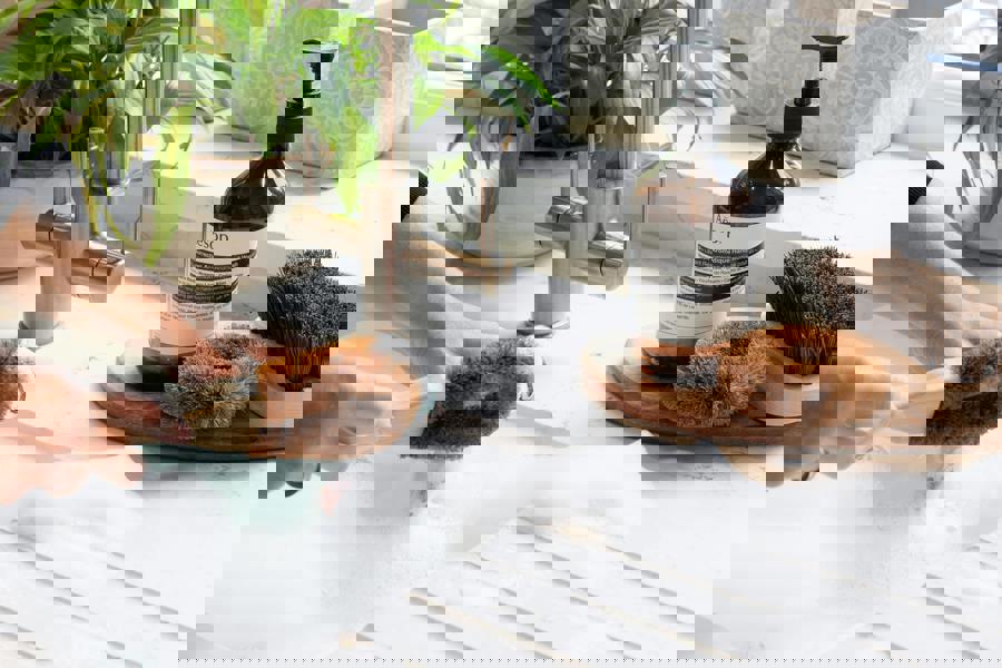 Natural Elements 3-Piece Eco-Friendly Coconut Fibre Brush Set