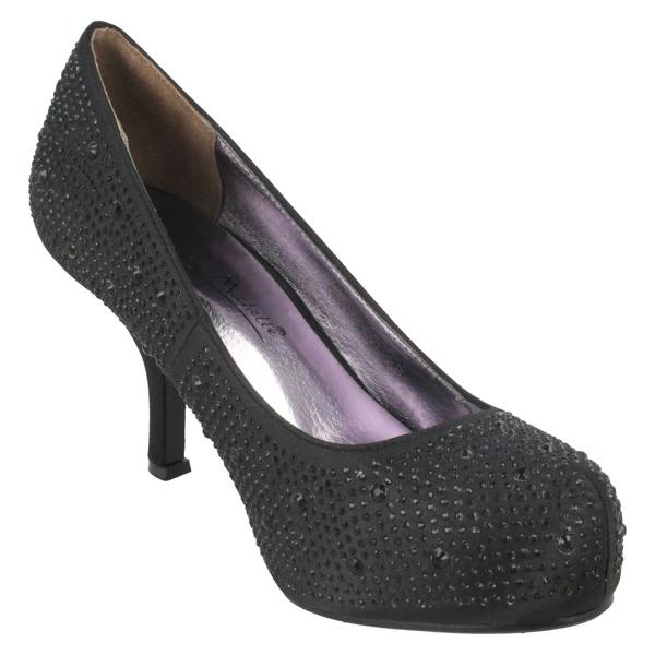 Anne Michelle Ladies Anne Michelle Satin Beaded Court Shoes