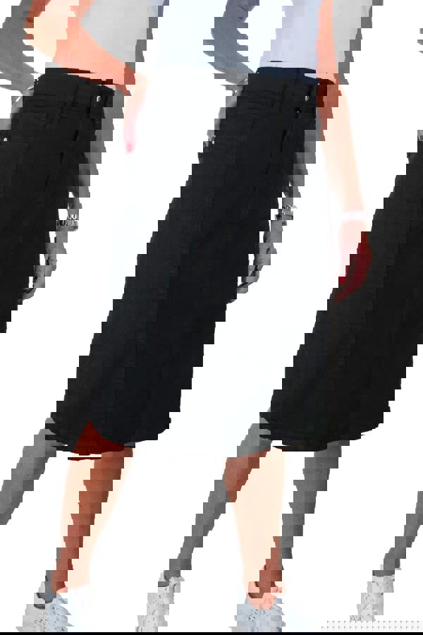 Paulo Due Women's A Line Stretch Denim Skirt