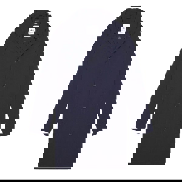 Aquascutum Active Stretch Caban Trench Coat Navy S