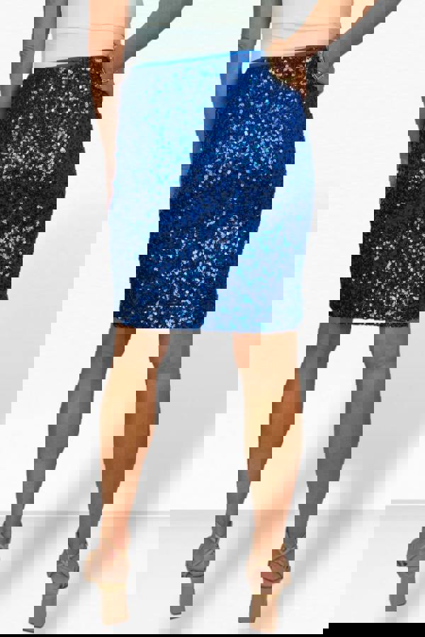 Paulo Due Women's Sequin Mini Skirt